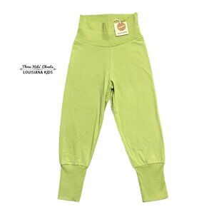 NEW Maxomorra Sz 110/116 (5-6Y) Pear Green Jogger Pants